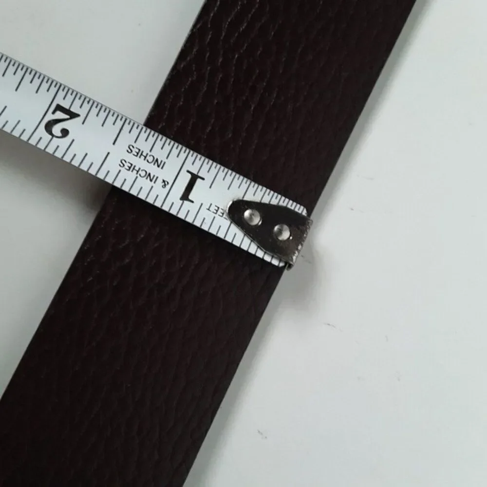 Mens Brown Leather Belt size M